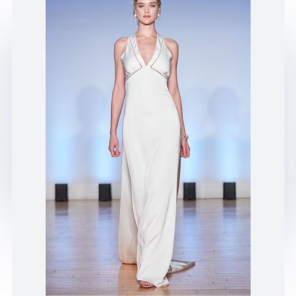 Sachin & Babi size 14 Astor pearl-embellished gown - Picture 3 of 14